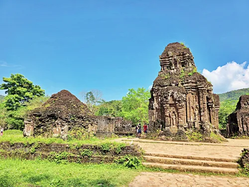 structure C1 – The Main Sanctuary (Kalan) at My Son Sanctuary near Hoi An in Vietnam