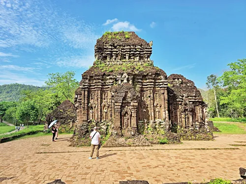 temple ruin in My Son in Vietnam