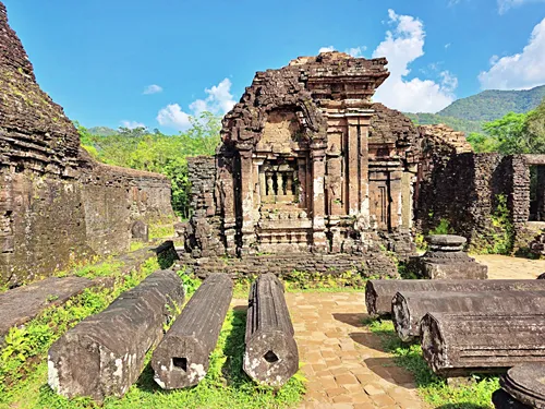 B6 – A Minor Shrine or Pavilion at My Son Sanctuary near Hoi An in Vietnam