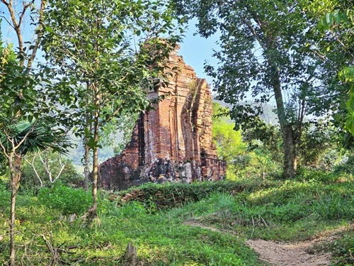 structure H1 – Principal Sanctuary (Kalan) at My Son Sanctuary near Hoi An in Vietnam