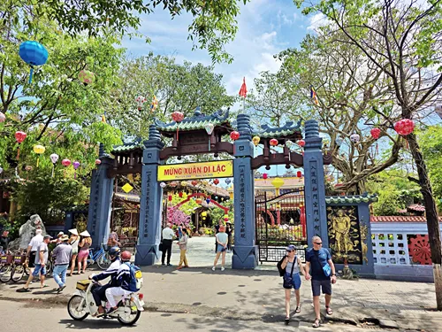 Pháp Bảo Temple in Hoi An in Vietnam