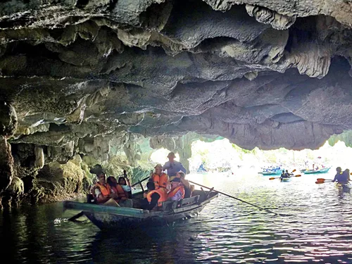 Dark and Bright Cave Excursion on a Lan Ha Bay Cruise in Vietnam