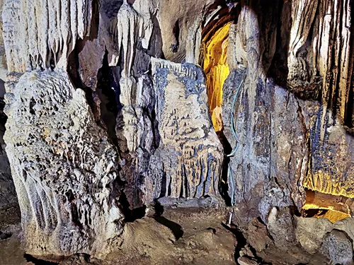 cave formations seen during a Trung Trang Grotto Excursion on a Lan Ha Bay Cruise in Vietnam