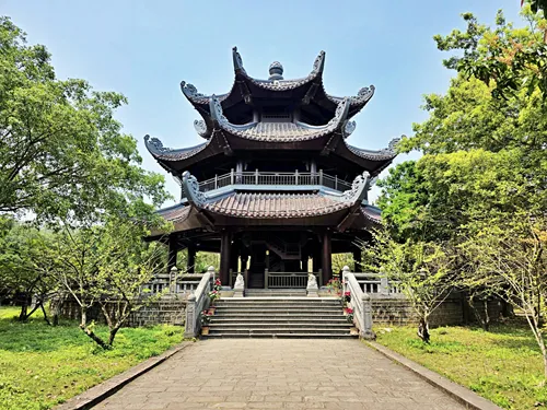 Bell Tower (Gác Chuông) at Bai Dinh Pagoda in Ninh Binh in Vietnam