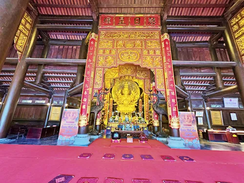 Diện Quan Âm (Kuan-yin Hall) at Bai Dinh Pagoda in Ninh Binh in Vietnam in Vietnam
