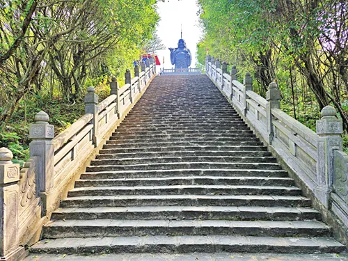 Tượng Phật Di Lặc (Maitreya Buddha Statue) at Bai Dinh Pagoda in Ninh Binh in Vietnam in Vietnam