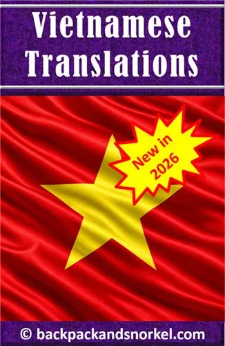New Vietnamese Backpack and Snorkel Travel Guides - Purple Travel Guides in Chinese